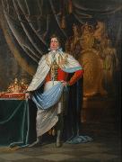 unknow artist Portrait of George IV as Grand Cross Knight of Hanoverian Guelphic Order Germany oil painting artist